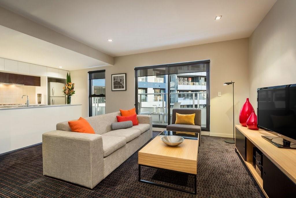 Quest Docklands Aparthotel Melbourne Rum bild