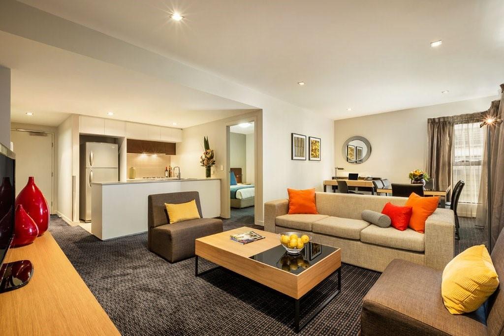 Quest Docklands Aparthotel Melbourne Rum bild