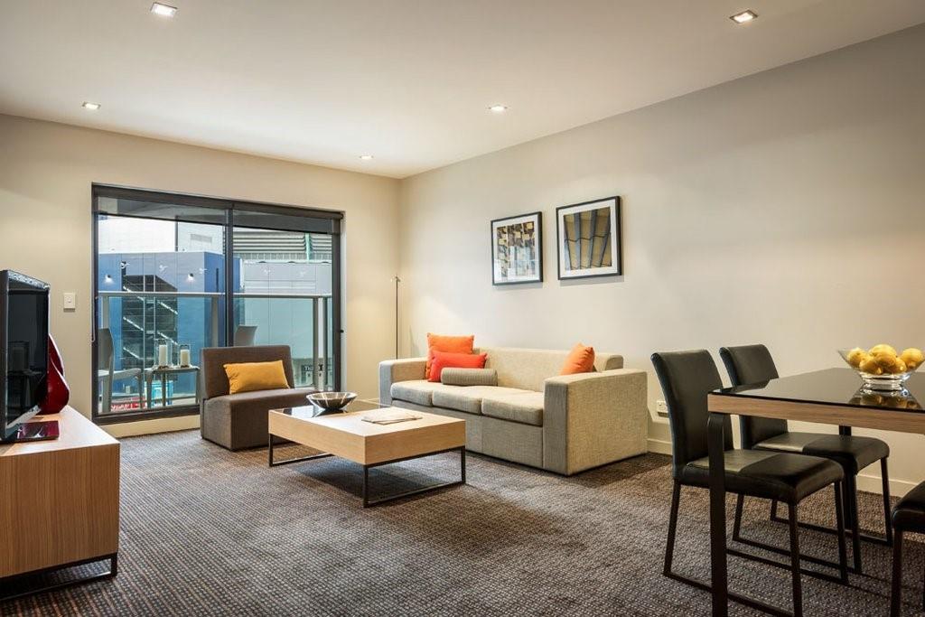 Quest Docklands Aparthotel Melbourne Rum bild