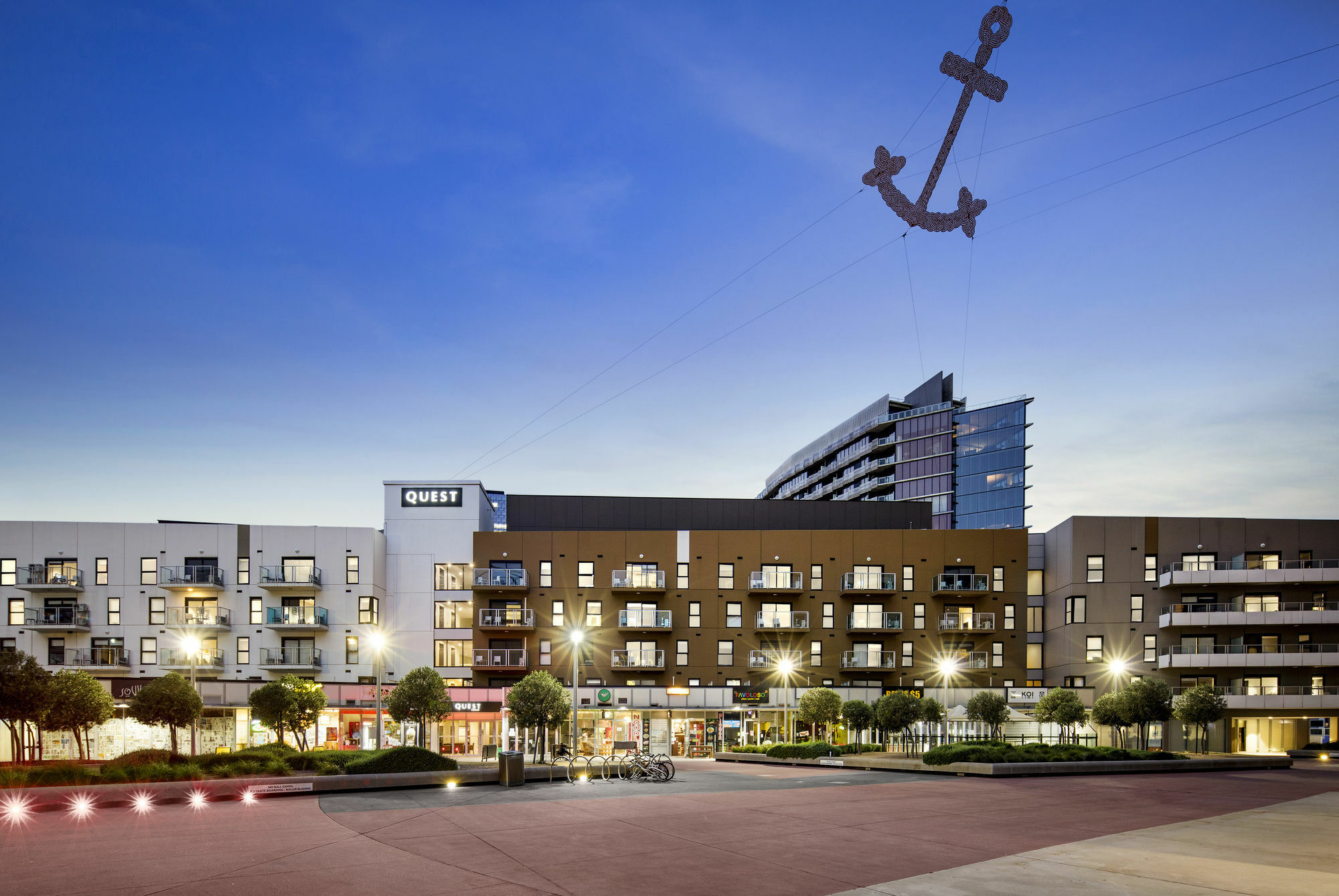 Quest Docklands Aparthotel Melbourne Exteriör bild